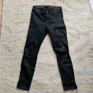 J Brand lamb leather pants, 24